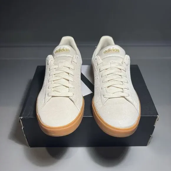 Adidas Advantage 2.0 JQ7396 Sneaker Women's White Lace-Up Tennis Shoes Size 6 - Picture 4 of 7